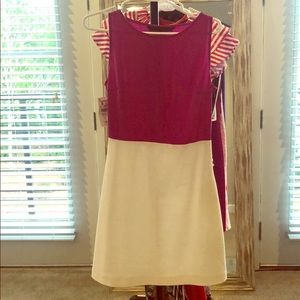 Summer pink and white dress by Zara
